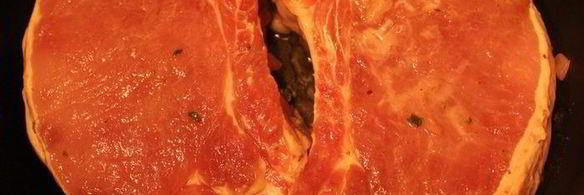 натуральная свиная котлета в гранатовом маринаде в мультиварке