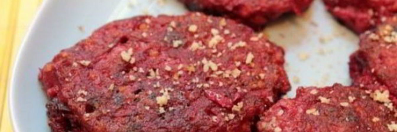 Постные свекольные котлеты