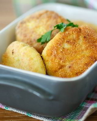 Рыбные котлеты с начинкой