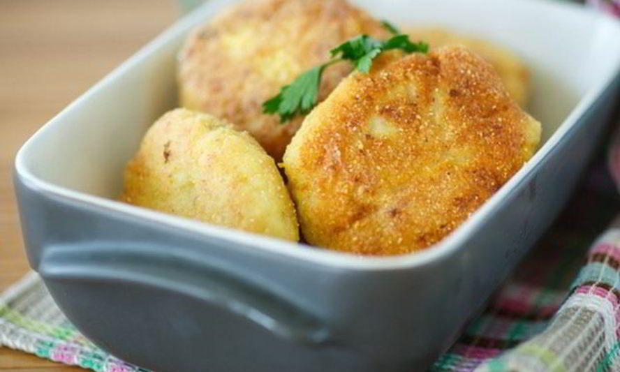 Рецепт рыбных котлет с начинкой