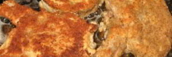 свиная котлета на косточке