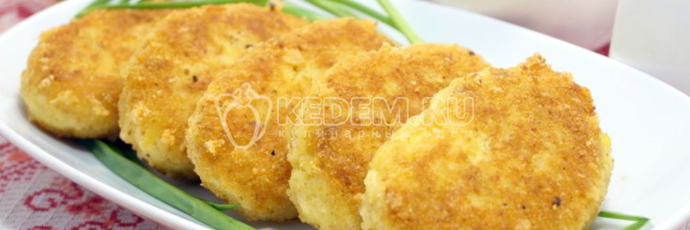 Вкусные картофельные котлеты с сыром