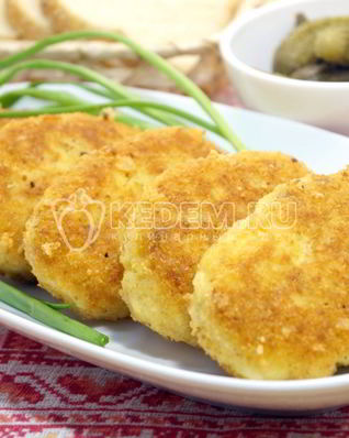 Вкусные картофельные котлеты с сыром