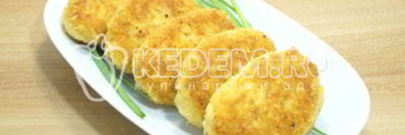 вкусные картофельные котлеты с сыром