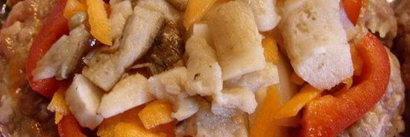 запеченная котлета с гарниром