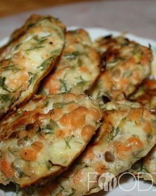 Запеченные котлеты из семги