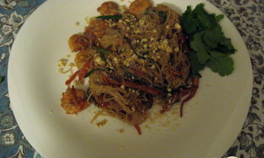 Рецепт лапши по-тайски с кешью