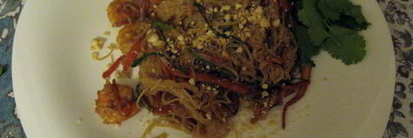 лапша по-тайски с кешью