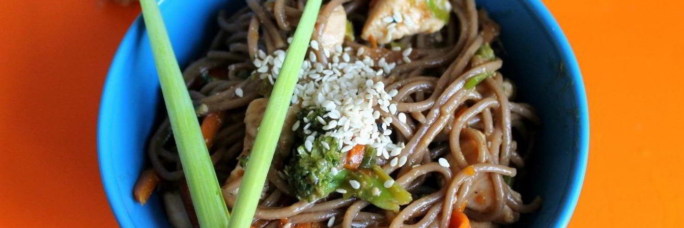 Лапша под соусом Терияки