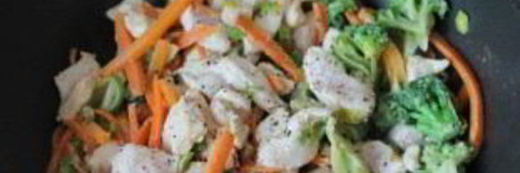 лапша под соусом терияки