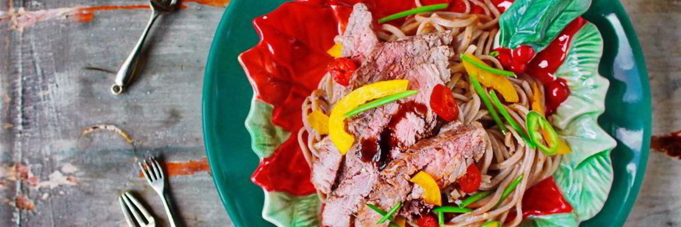 Лапша с говядиной