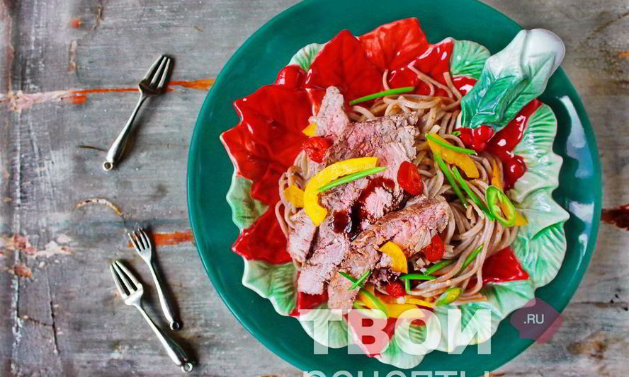 Рецепт лапши с говядиной