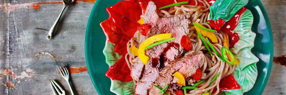 лапша с говядиной