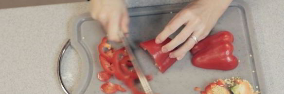 лапша с курицей и овощами