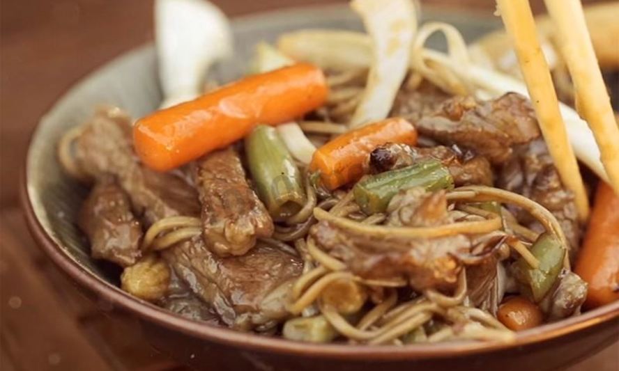 Рецепт лапши с соусом терияки и овощами