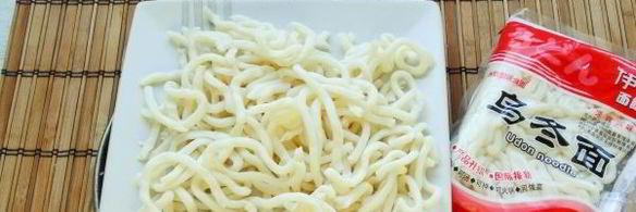 лапша удон с кальмаром и овощами