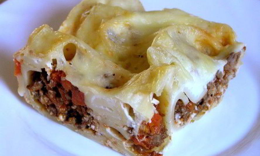 Рецепт лазаний из лумакони с мясным соусом по-мексикански