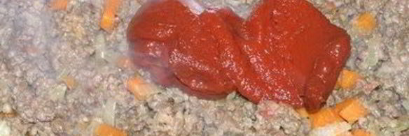 лазанья из лумакони с мясным соусом по-мексикански