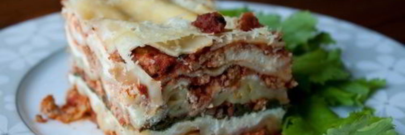 Лазанья с индейкой