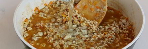 лазанья с куриным фаршем