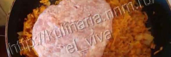 лазанья с курицей и грибами