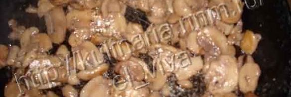 лазанья с курицей и грибами