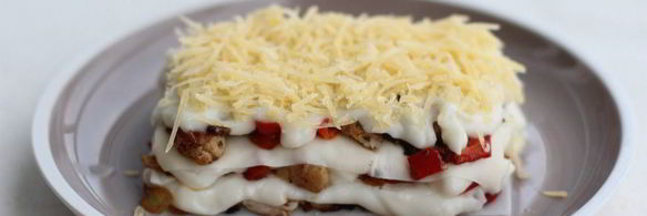 лазанья с курицей