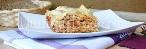 лазанья в мультиварке