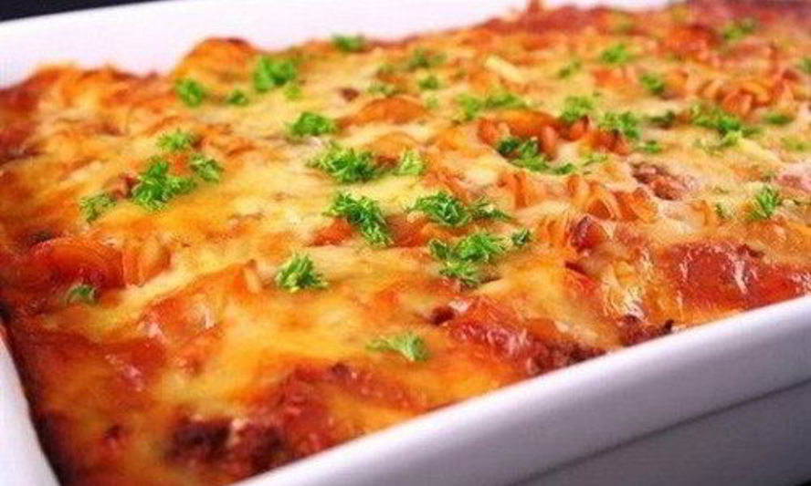 Рецепт ленивой мясной лазанья с грибамииз лаваша