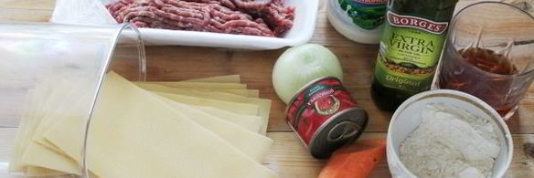 мясная лазанья