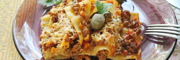 мясная лазанья