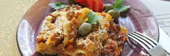 мясная лазанья