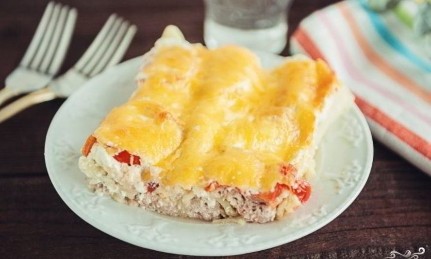 Рецепт каннеллонь с куриным фаршем