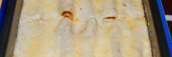 каннеллони с курицей и грибами