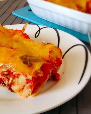 Каннеллони с курицей