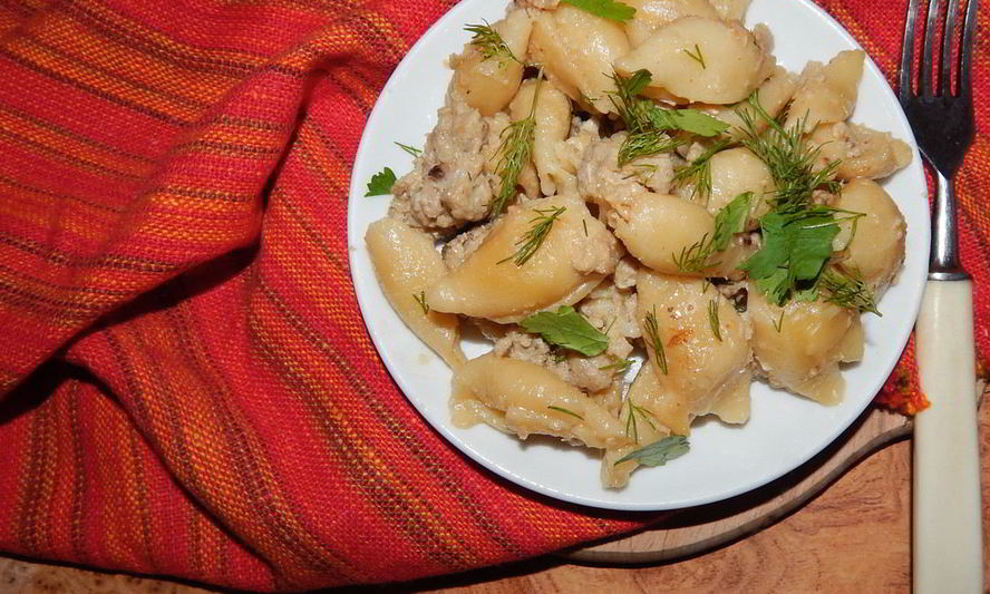 Рецепт ленивых макарон по-флотски