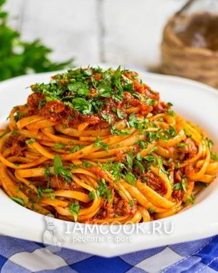 Макароны по-флотски с тушенкой