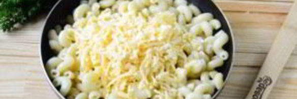 макароны под сыром в лаваше