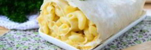 макароны под сыром в лаваше