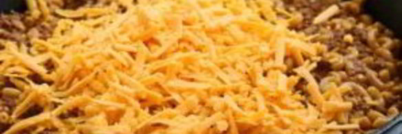 макароны с фаршем и сыром в соусе