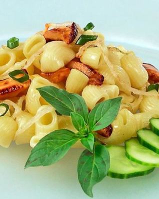 Макароны с индейкой