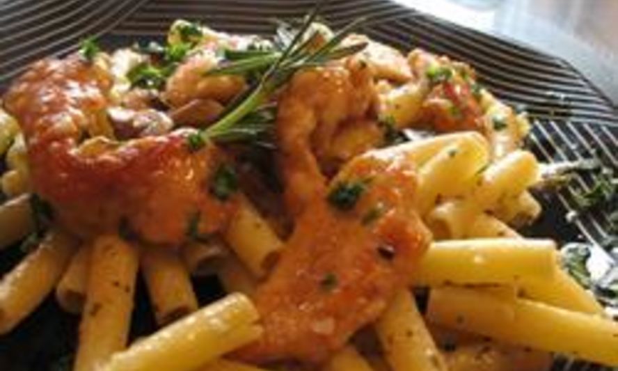 Рецепт макарон с куриным филе