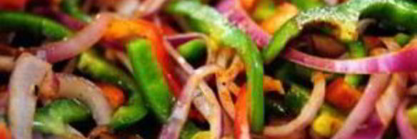 макароны с курицей и овощами