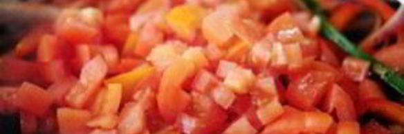 макароны с курицей и овощами