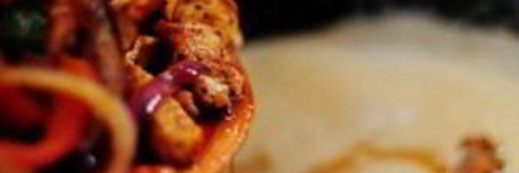 макароны с курицей и овощами