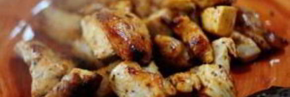 макароны с курицей и овощами