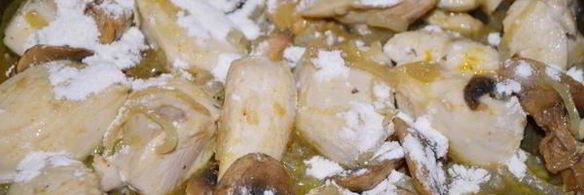 макароны с курицей в сливочном соусе с карри