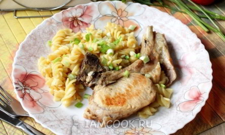 Рецепт макарон с мясом в мультиварке