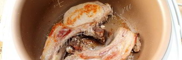 макароны с мясом в мультиварке