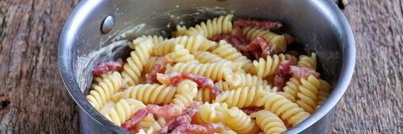 макароны с соусом карбонара